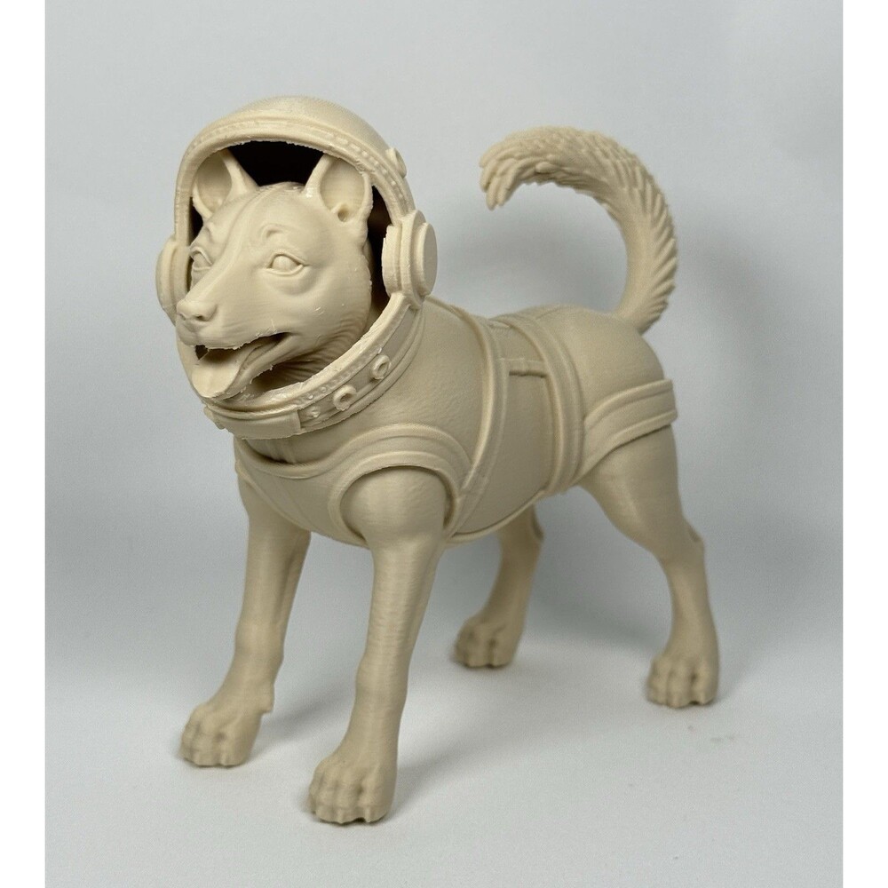 Star City Laika Space Dog In Space Helmet Harness Sputnik Paintable 4” Toy